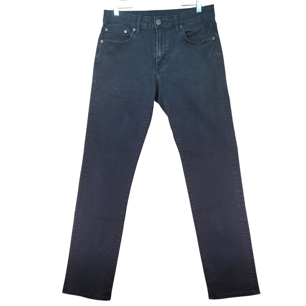 American Eagle Slim Straight Jeans Mens 32x30 Black Next Level Flex Preppy EUC‎